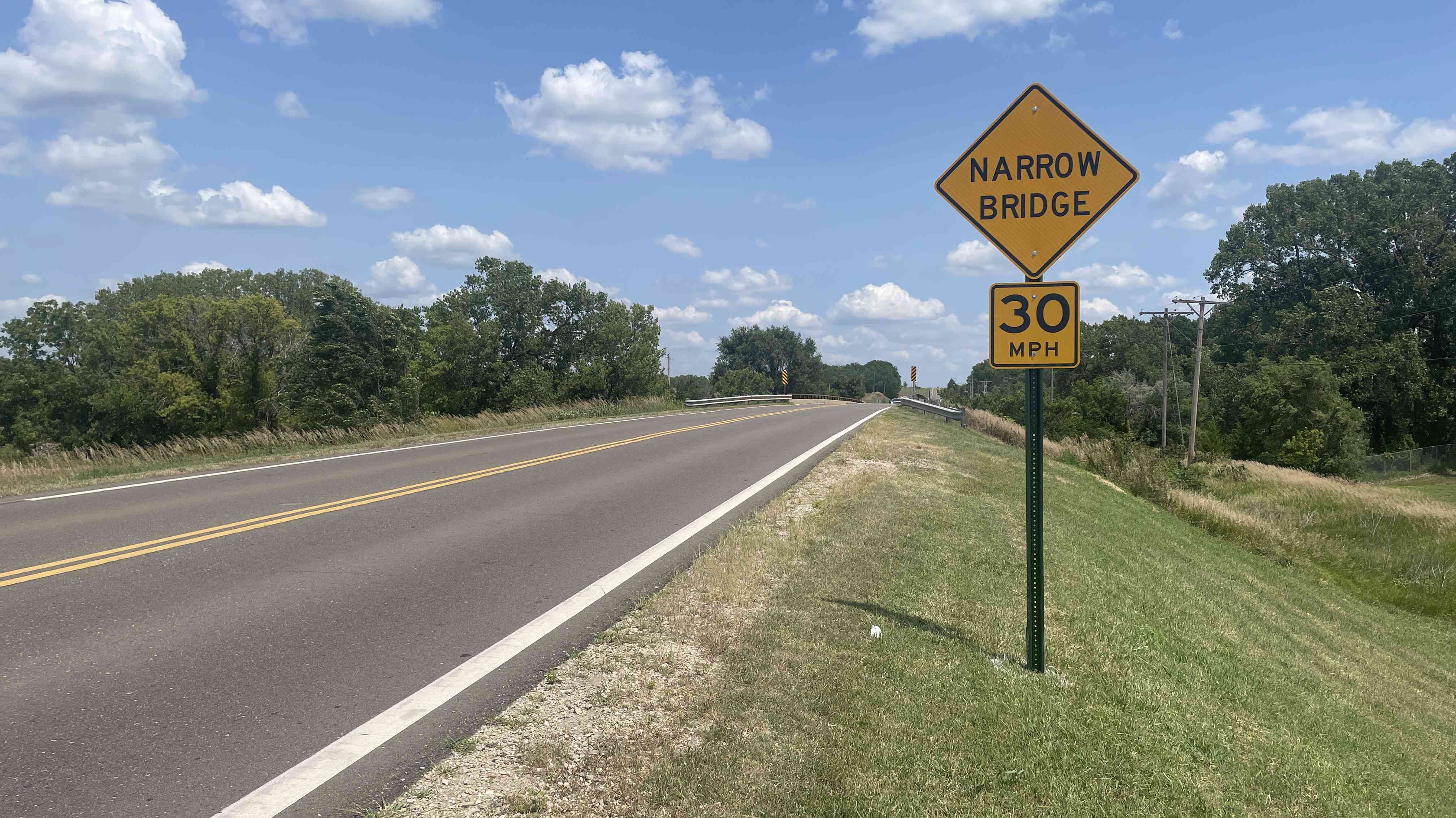 News Image Traffic Sign Changes Near Magnolia Road Bridge Over the Smoky Hill River Aimed at Enhancing Public Safety