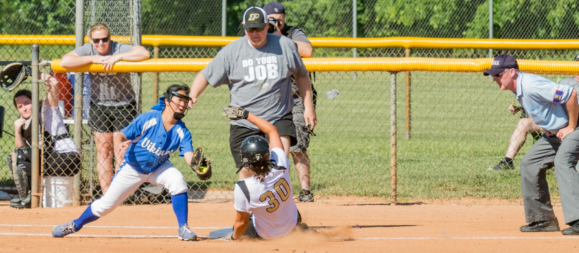 Outdoor Athletics Youth Softball Page Banner Image